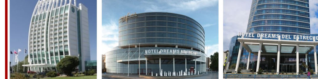 Hoteles Casino Dreams Valdivia, Temuco y Punta Arenas